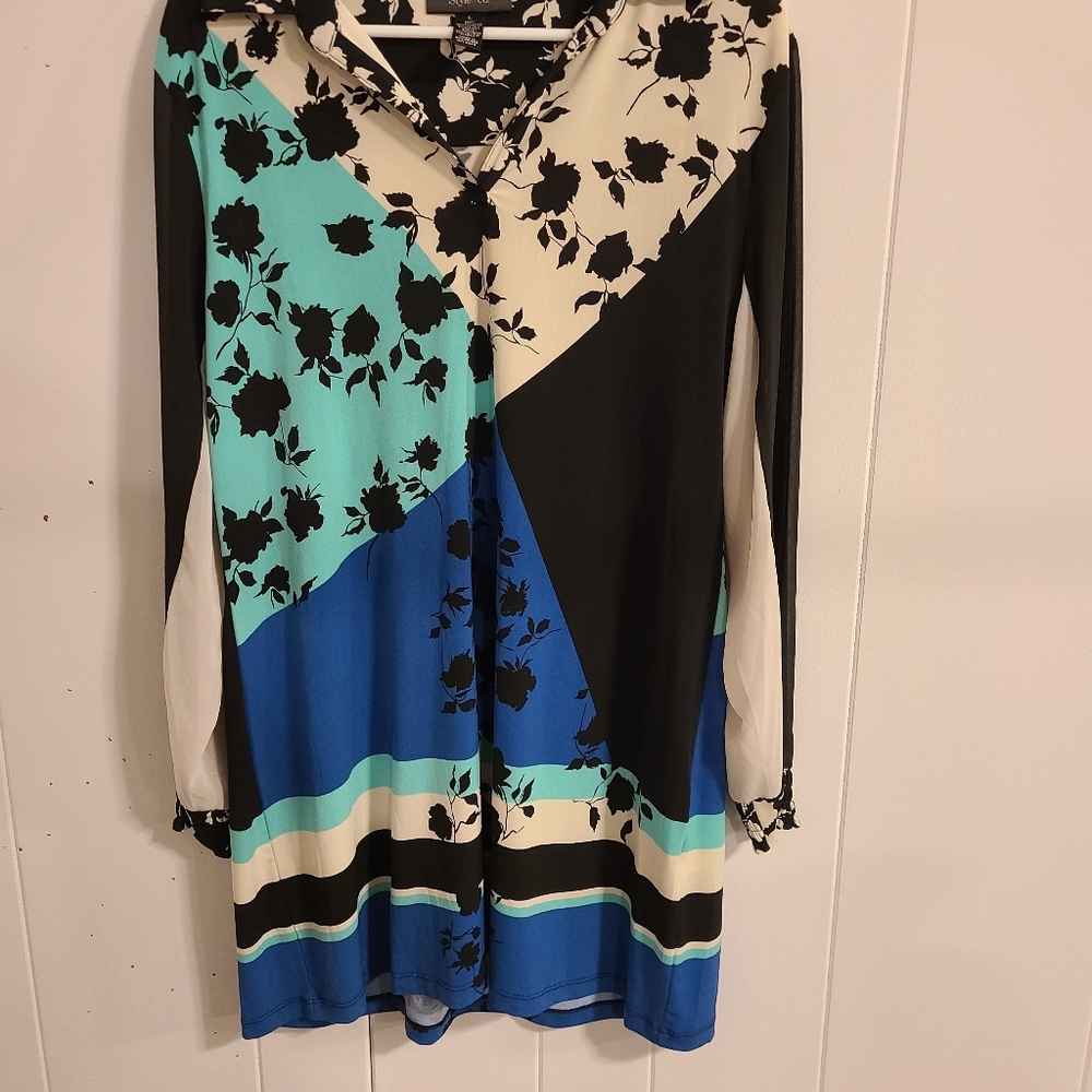 Style & Co dress multicolored 100% polyester